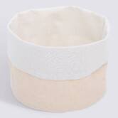 Corbeille à pain, coton, d.20 cm, beige Essentiels