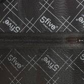 Valise 8 roues, ouverture frontale, 40l, noir
