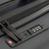 Valise 8 roues, ouverture frontale, 40l, noir
