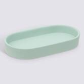 Plateau, 19,3x10,6 cm, grès, vert céladon Colorama