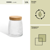 Bocal, 1,3l, transparent Striva