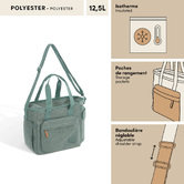 Sac repas, 12,5l, vert 