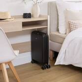 Valise cabine pliable 8 roues, 40l, noir