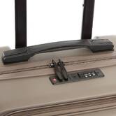 Valise 4 roues, ouverture frontale, 40l, gris