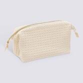 Trousse de toilette, l.27 x h.16 cm, beige Waffle