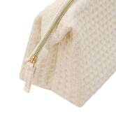 Trousse de toilette, l.27 x h.16 cm, beige Waffle