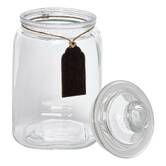 Bonbonnière en verre avec ardoise, 2,8l, transparent Bonby