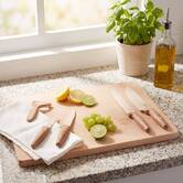 Lot couteaux et économe, 5 pièces, beige Harmony