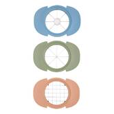 Coupe-fruits, 3 lames, l.17,4 cm, multicolore Colors