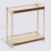 Étagère 2 niveaux, 32,6x21,4 cm, argile Telma
