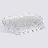Organiseur pivotant, 39x29 cm, transparent Smart fridge