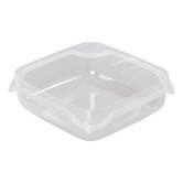 Lot de 12 boîtes de conservation, 0,19/0,35/0,6/2,1l, transparent Essentiels