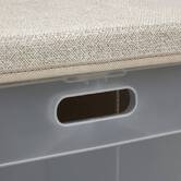 Rangement 2 cases, 30,5x60,5 cm, beige Cube'n door