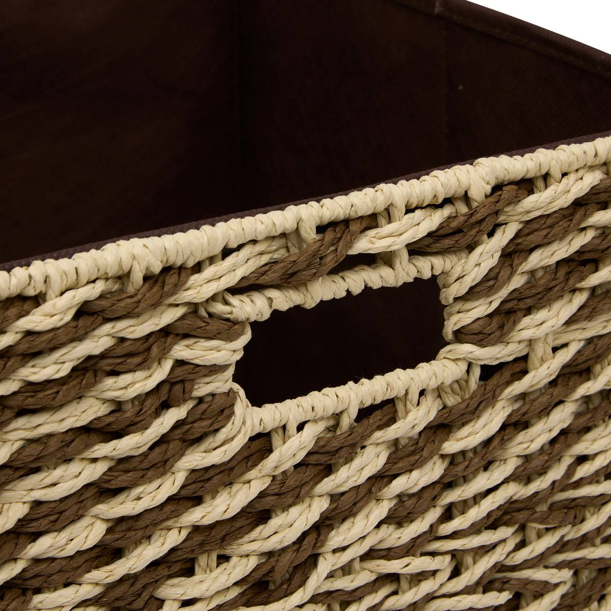 Boîte de rangement, 31x31 cm, marron Mix'n modul