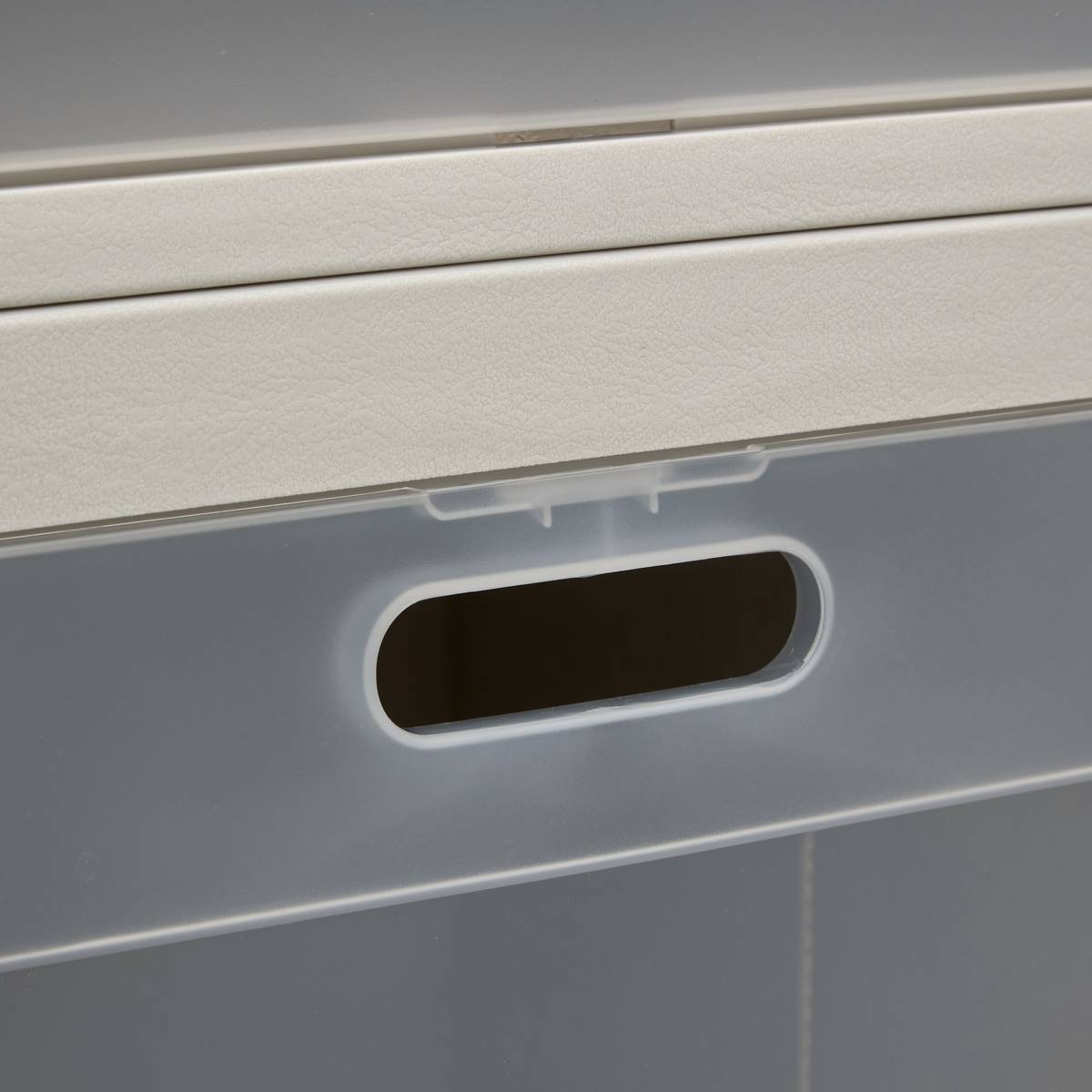 Rangement 3 cases, 30,5x30,5 cm, beige Cube'n door
