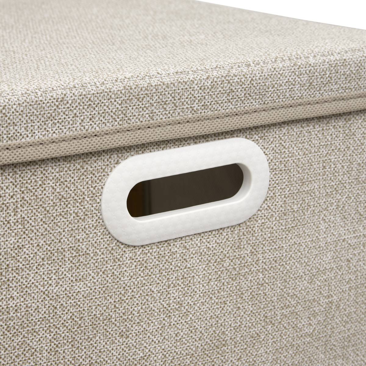 Rangement 3 cases, 30,5x30,5 cm, beige Cube'n door