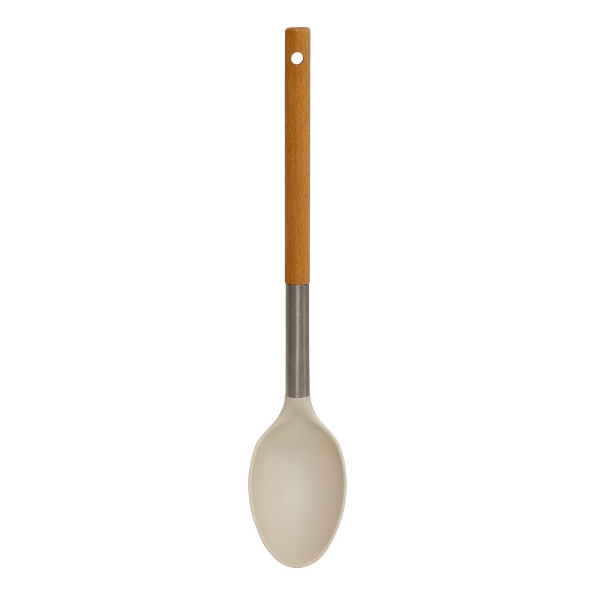 Set pot et 5 ustensiles, d.6,2 cm, crème Equilibre