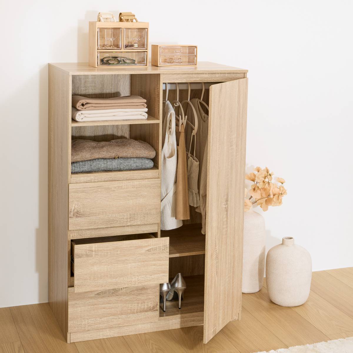 Penderie, h.115 cm, beige Dolo