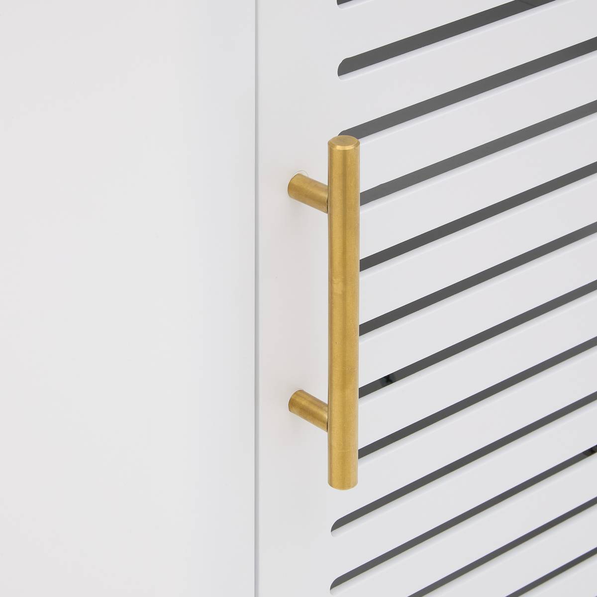 Meuble bas 1 porte, 36x30 cm, blanc