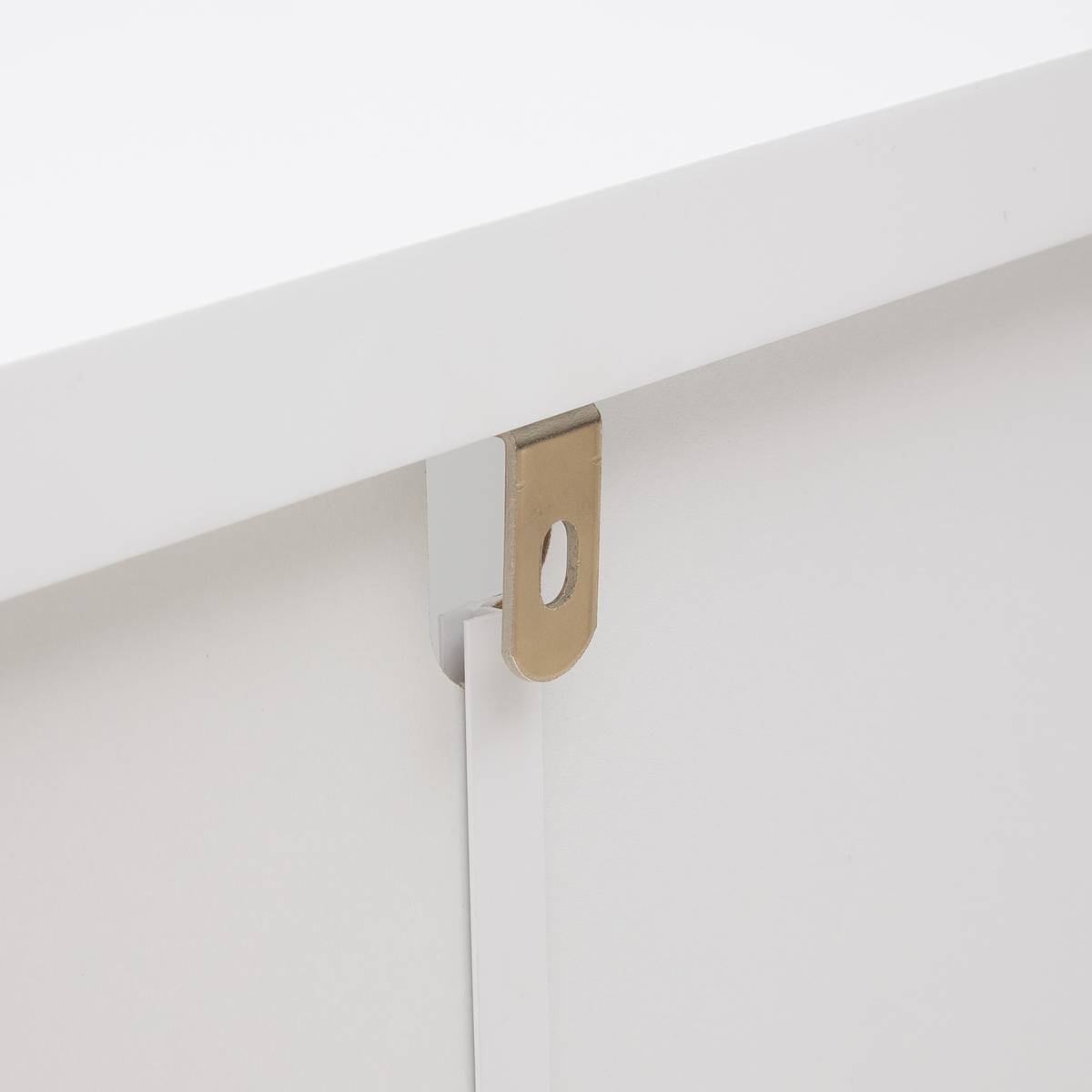 Meuble bas 1 porte, 36x30 cm, blanc