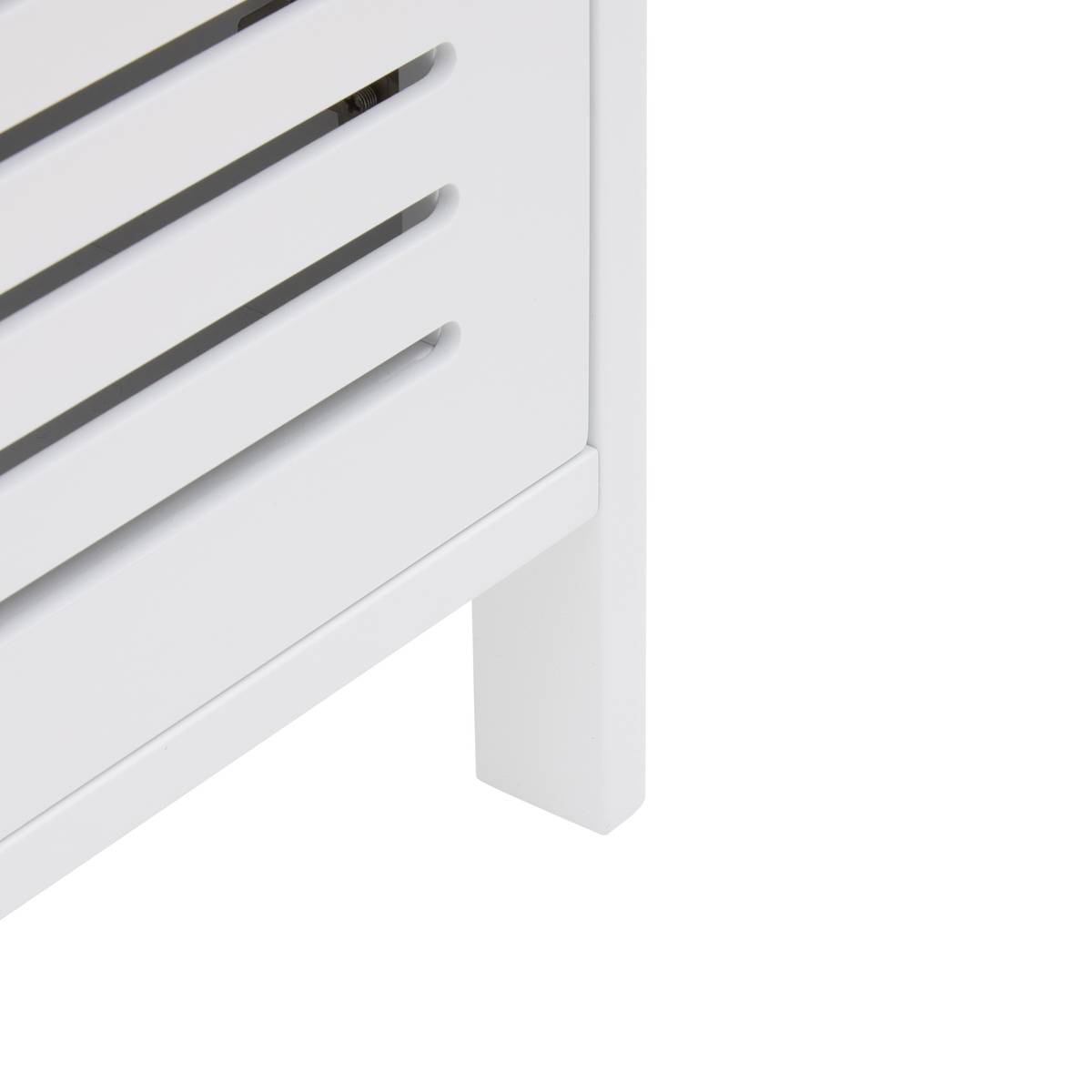 Meuble bas 1 porte, 36x30 cm, blanc