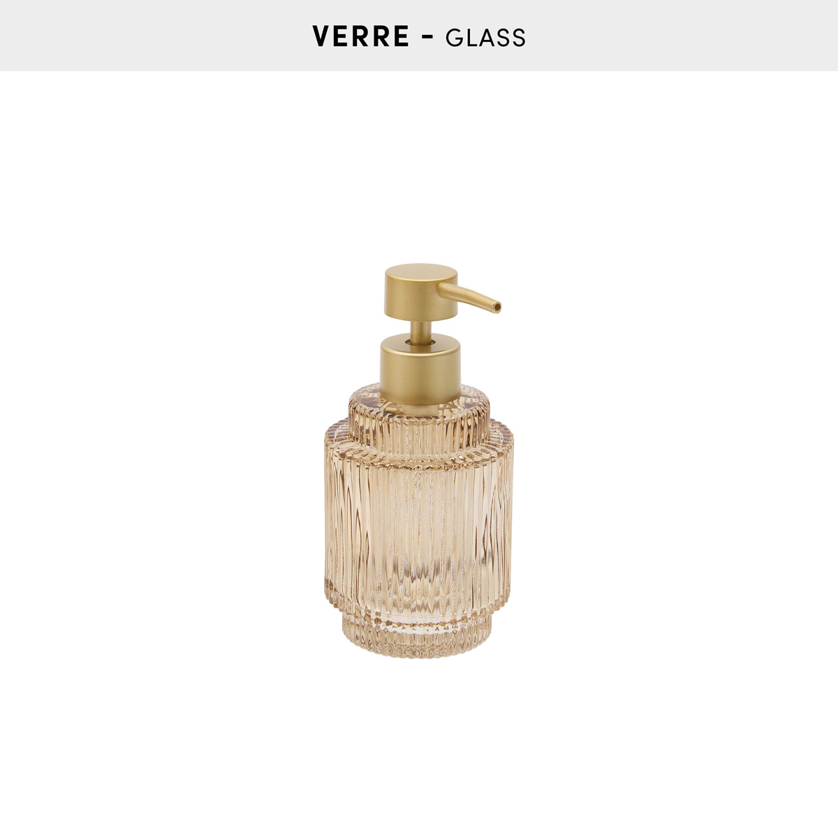 Distributeur de savon, 0,3l, ambre
