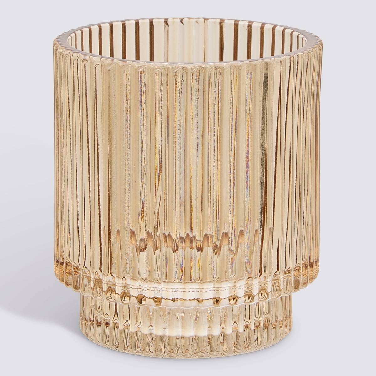 Porte-brosse à dents, d.8 x h.9 cm, ambre Solis