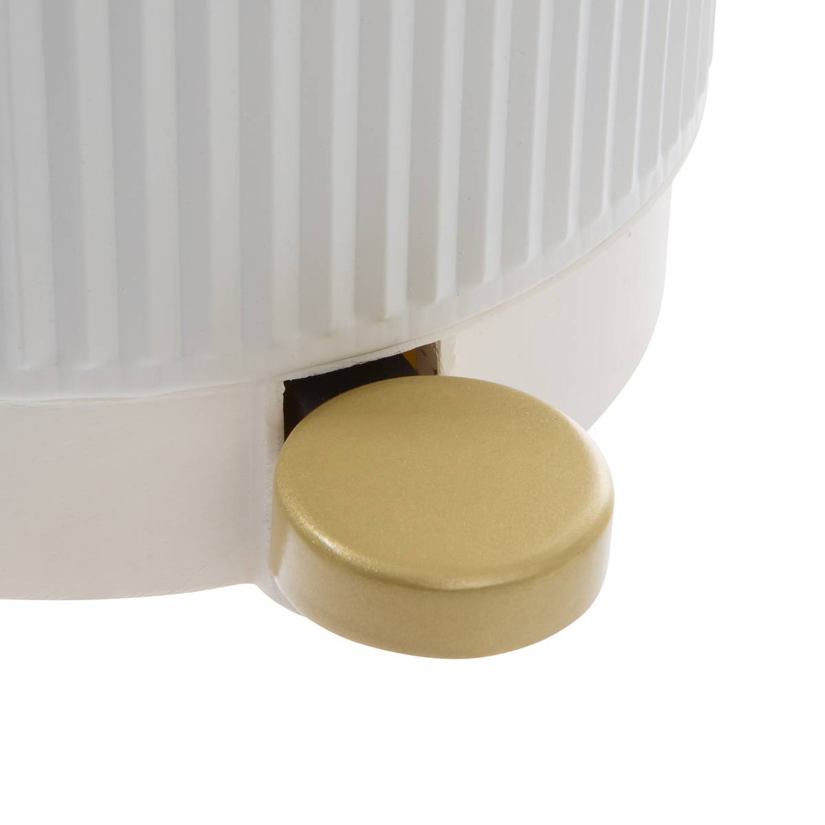 Poubelle manuelle, 2,7l, blanc
