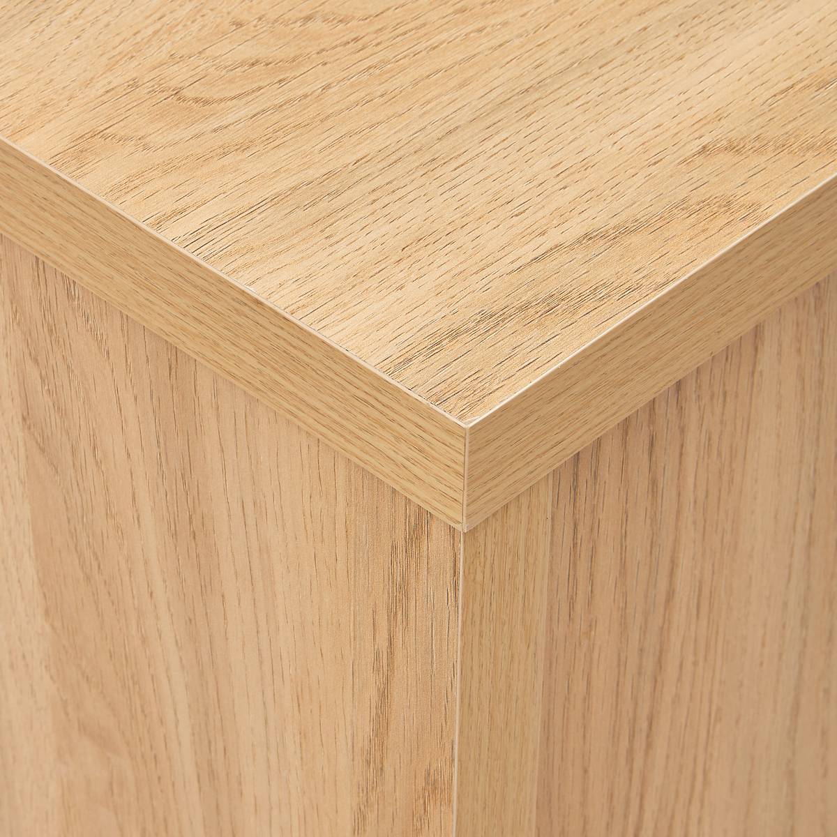 Meuble tv 2 portes, 122,5x39,5 cm, beige