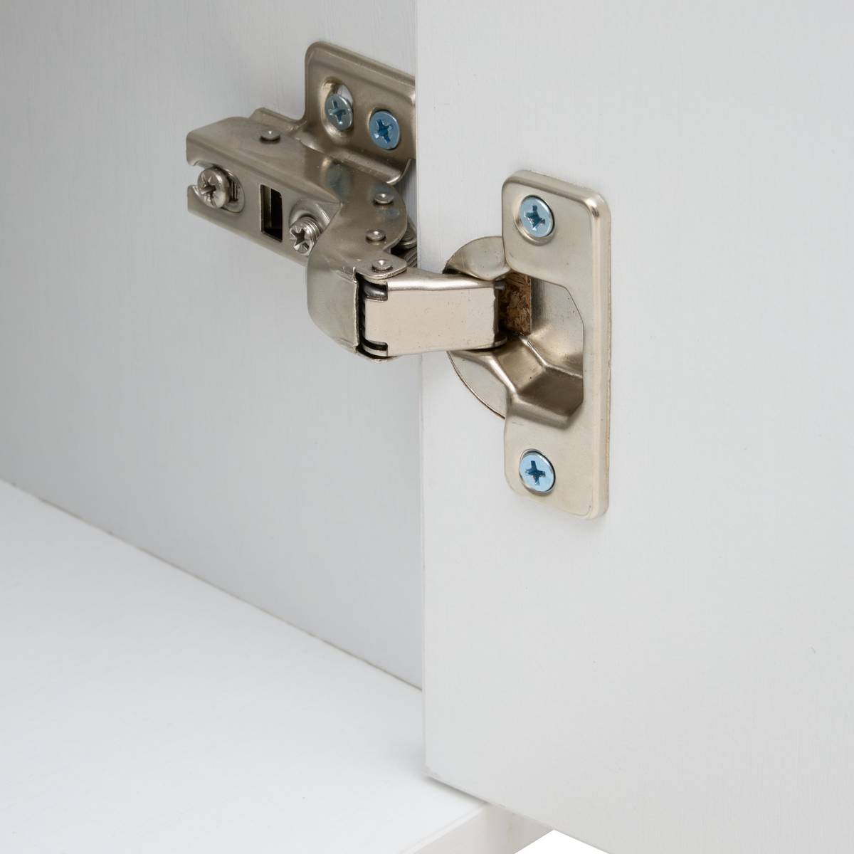 Buffet 3 portes, 120x40 cm, blanc