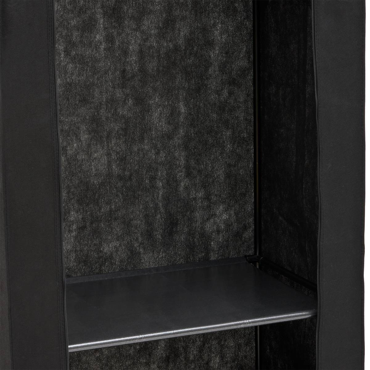 Penderie, 165x70 cm, noir Dressy