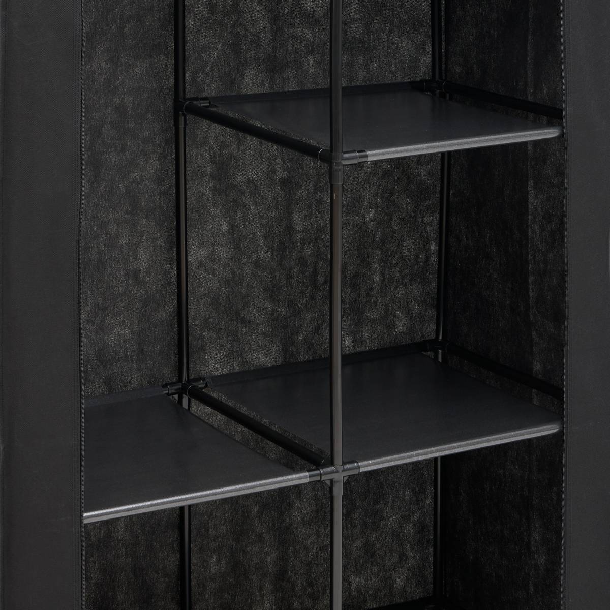 Penderie, 165x88 cm, noir Dressy
