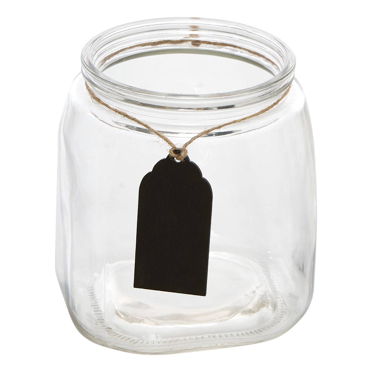 Bonbonnière en verre avec ardoise, 1,2l, transparent Bonby