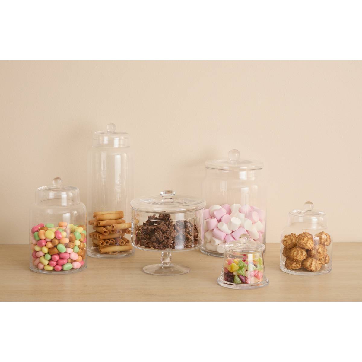 Bonbonnière en verre, 0,4l, transparent Ambroisia