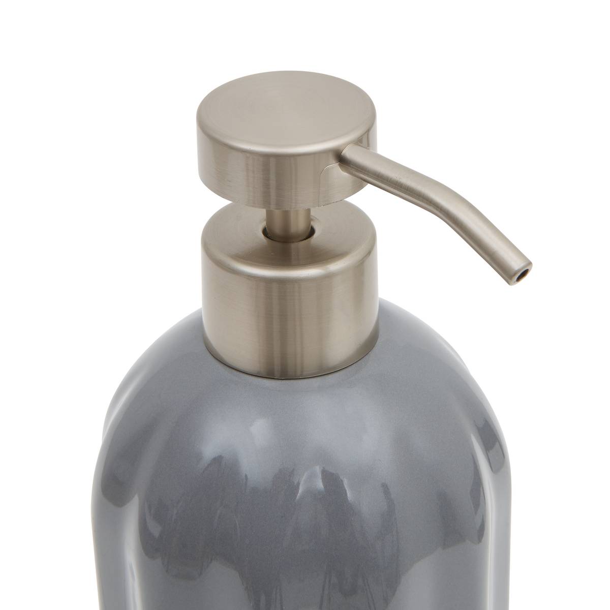 Distributeur de savon, 0,45l, gris Colorama