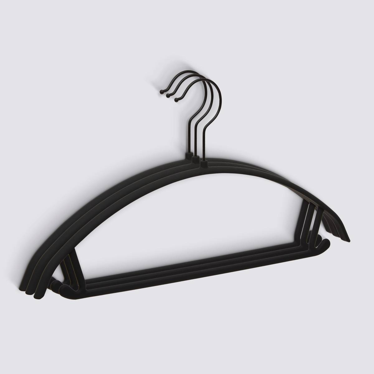 Lot de 3 cintres, l.41 cm, noir Hang'up