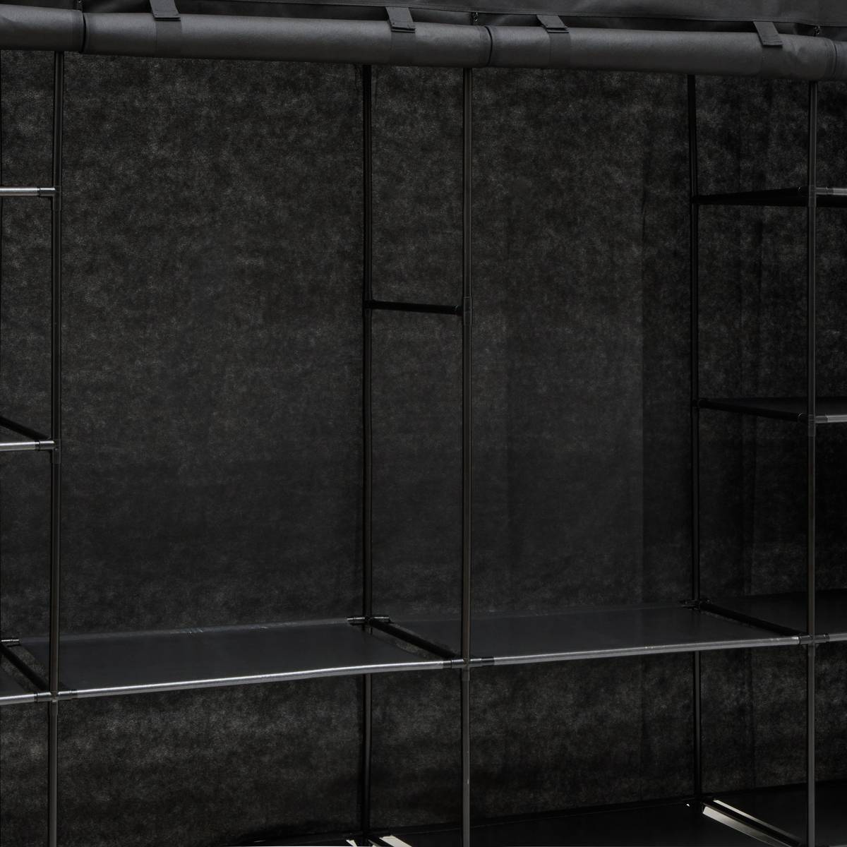 Penderie, 165x230 cm, noir Dressy