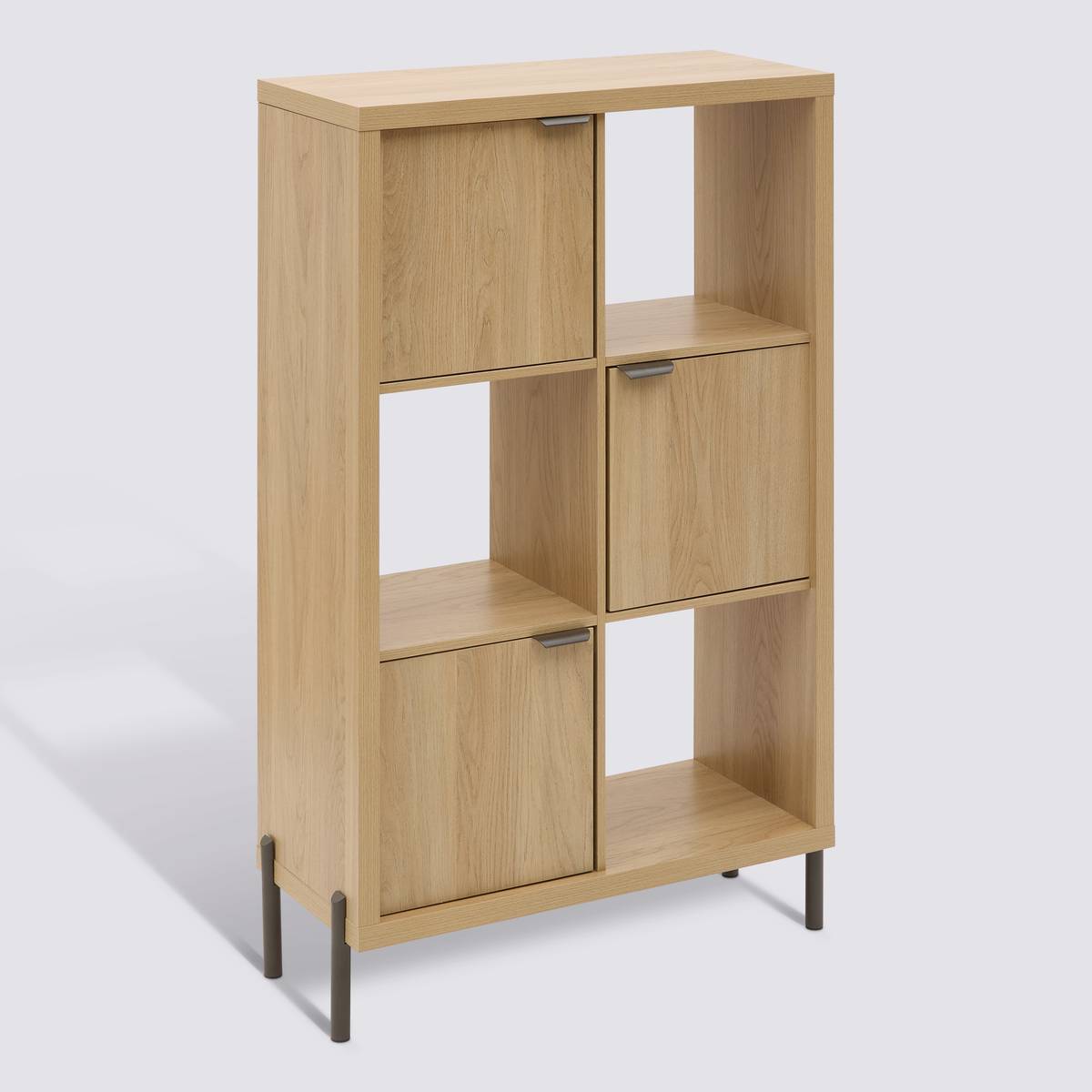 Étagère 6 cases, 74x32 cm, beige Alvo