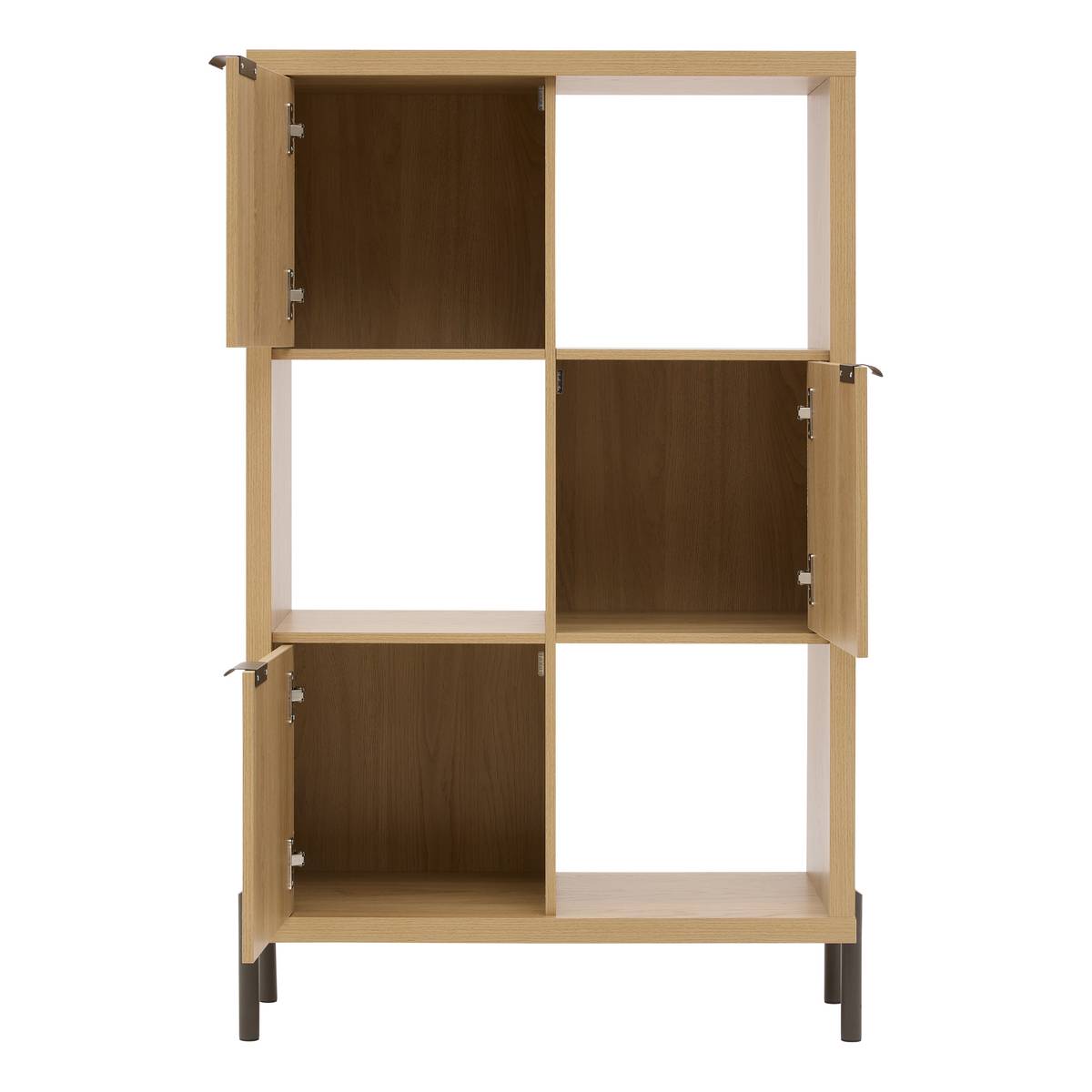 Étagère 6 cases, 74x32 cm, beige Alvo
