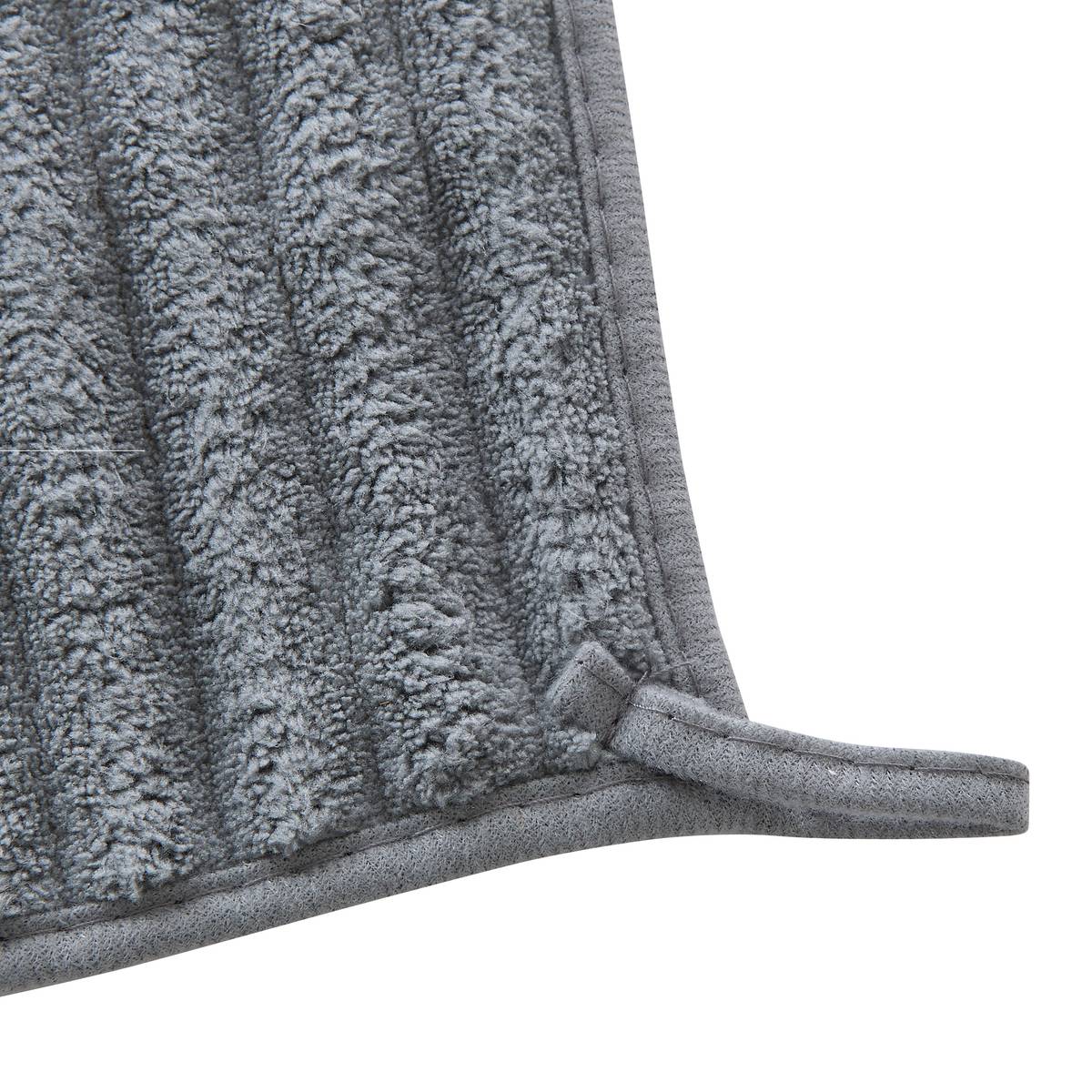 Lot de 2 chiffons, 30x30 cm, argile et gris