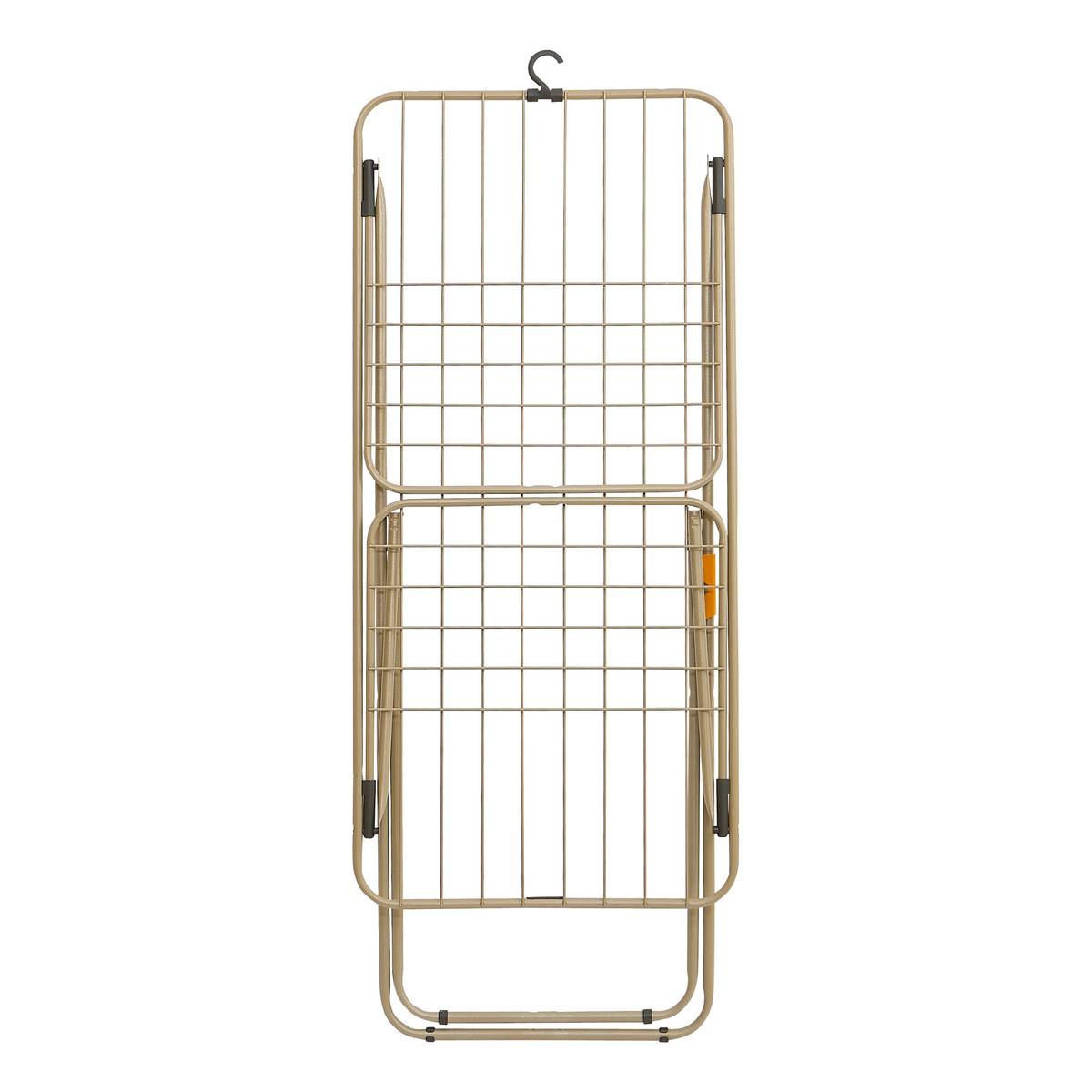 Étendoir à linge pont, 18 m d'étendage, beige Sahara