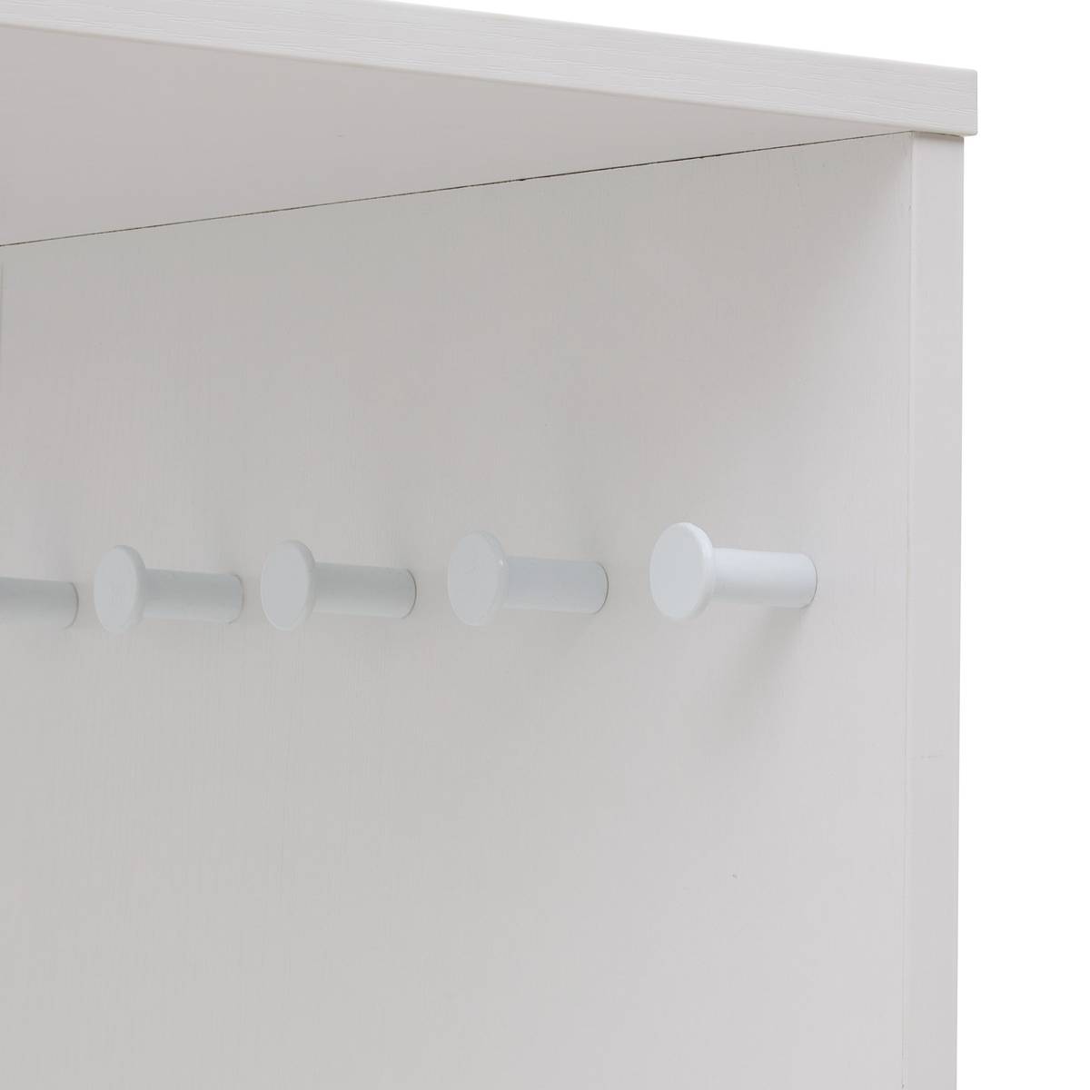 Vestiaire, 170x80 cm, blanc Luma