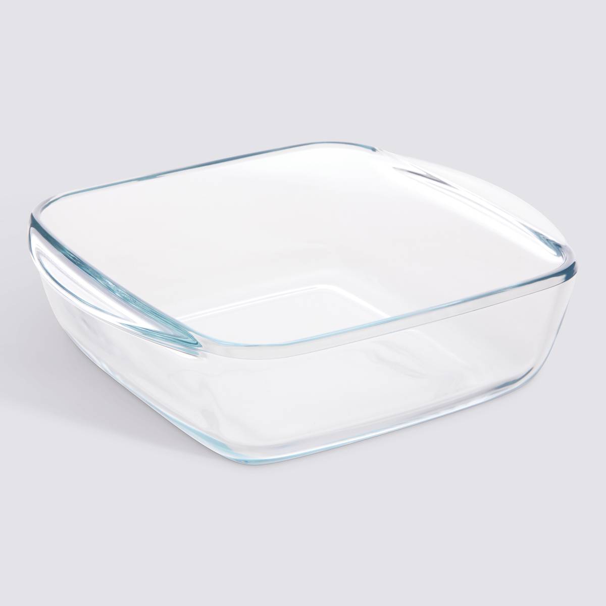 Plat, 20x17 cm, vere borosilicate, transparent Essentiels