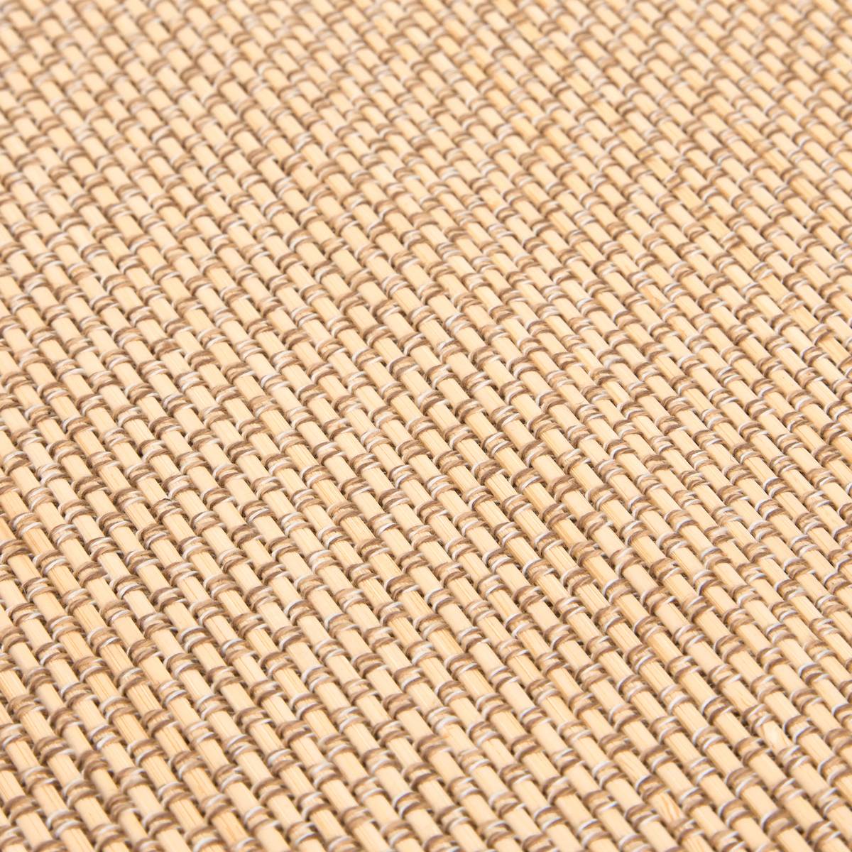 Tapis, bambou, 80x50 cm, beige Stemy