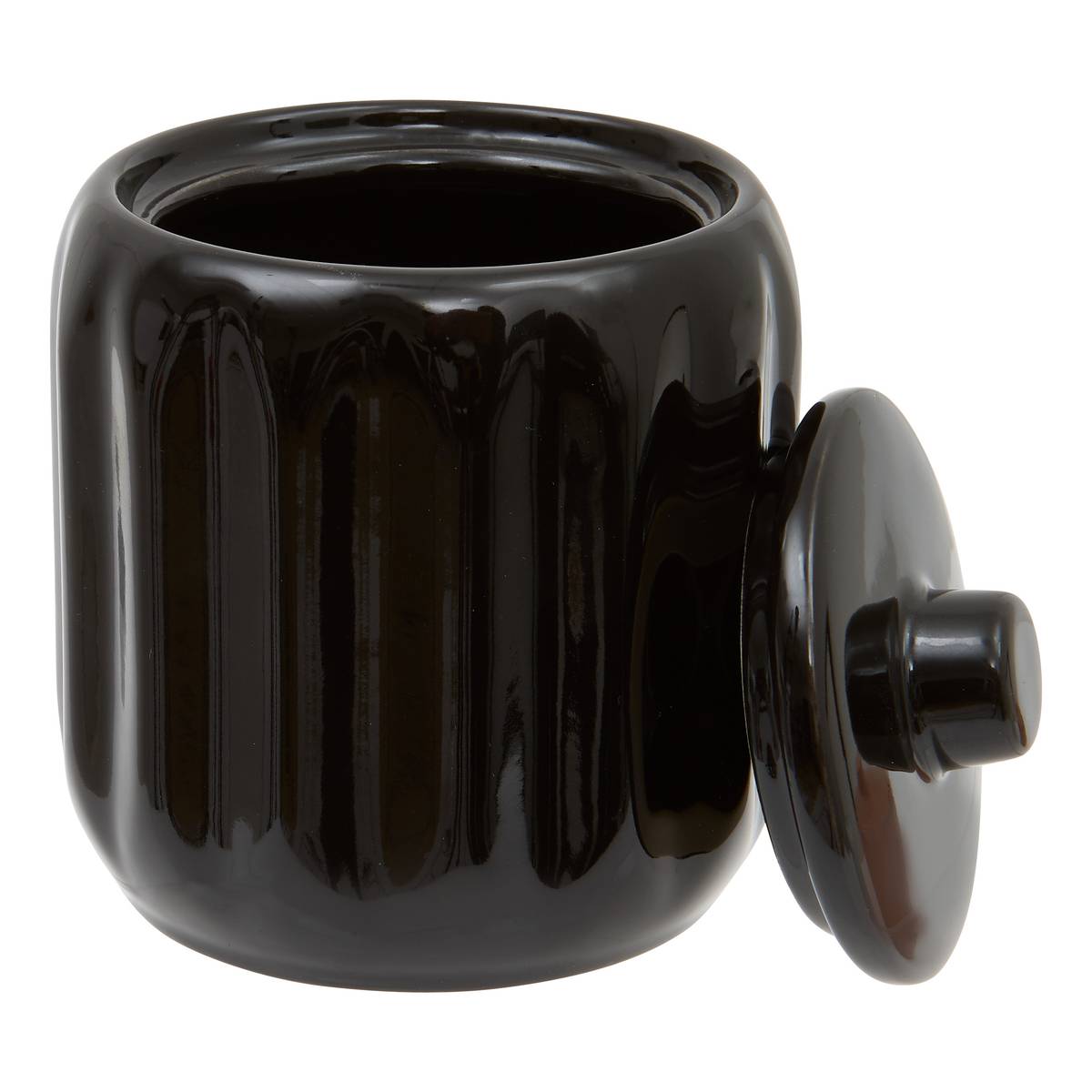 Pot à cotons, d.12,5 cm, noir Colorama