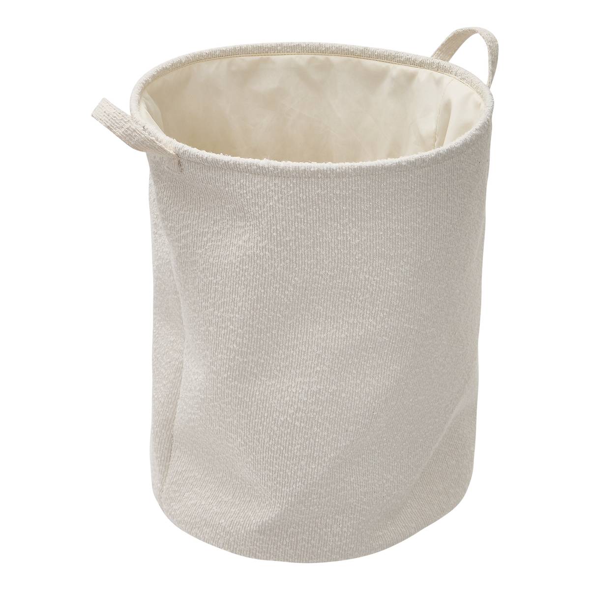 Corbeille à linge, 56l, blanc Bouclette