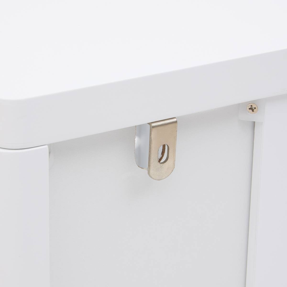 Meuble sous-lavabo 2 portes, 70x35 cm, blanc Orea