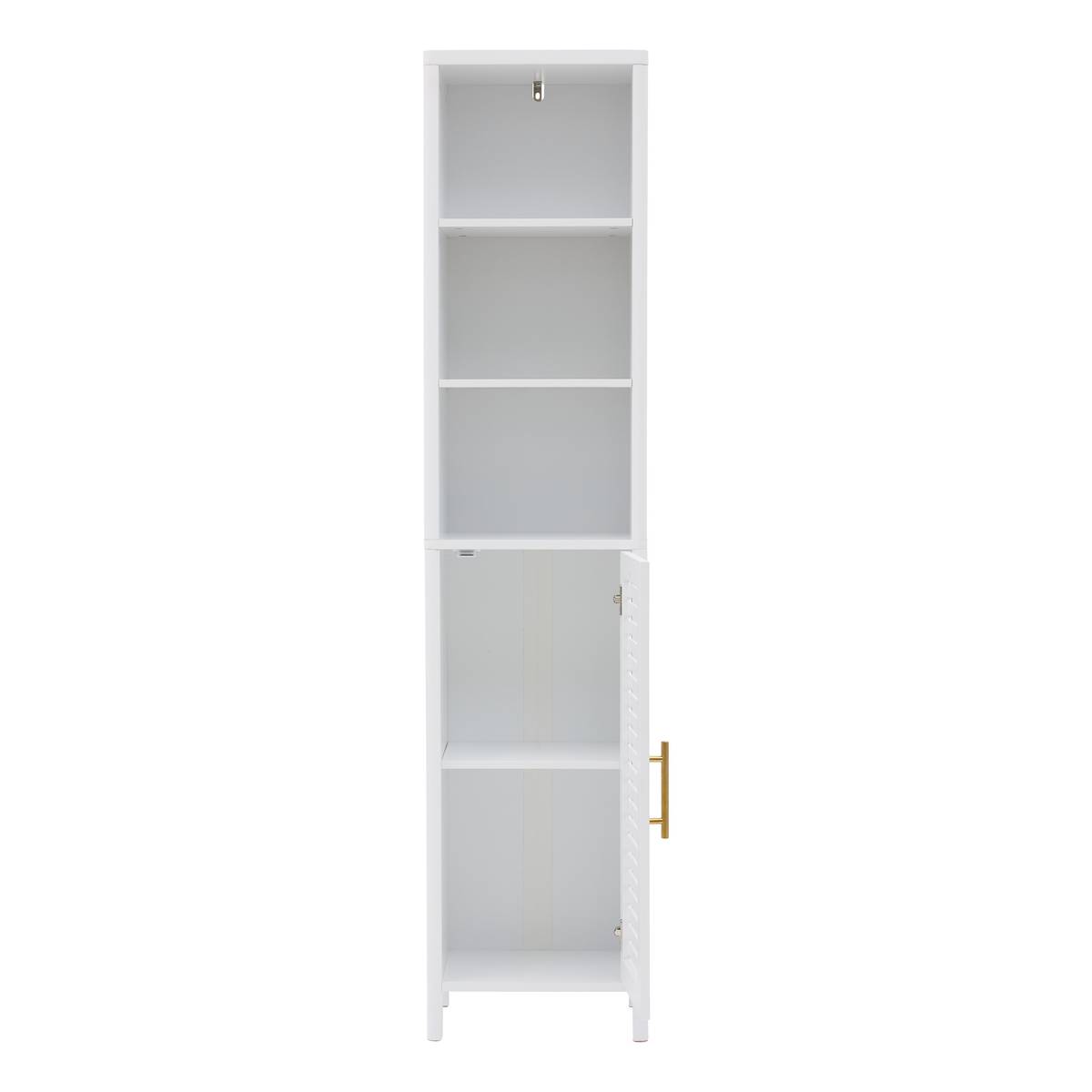 Colonne de rangement 1 porte, h.160 cm, blanc Orea