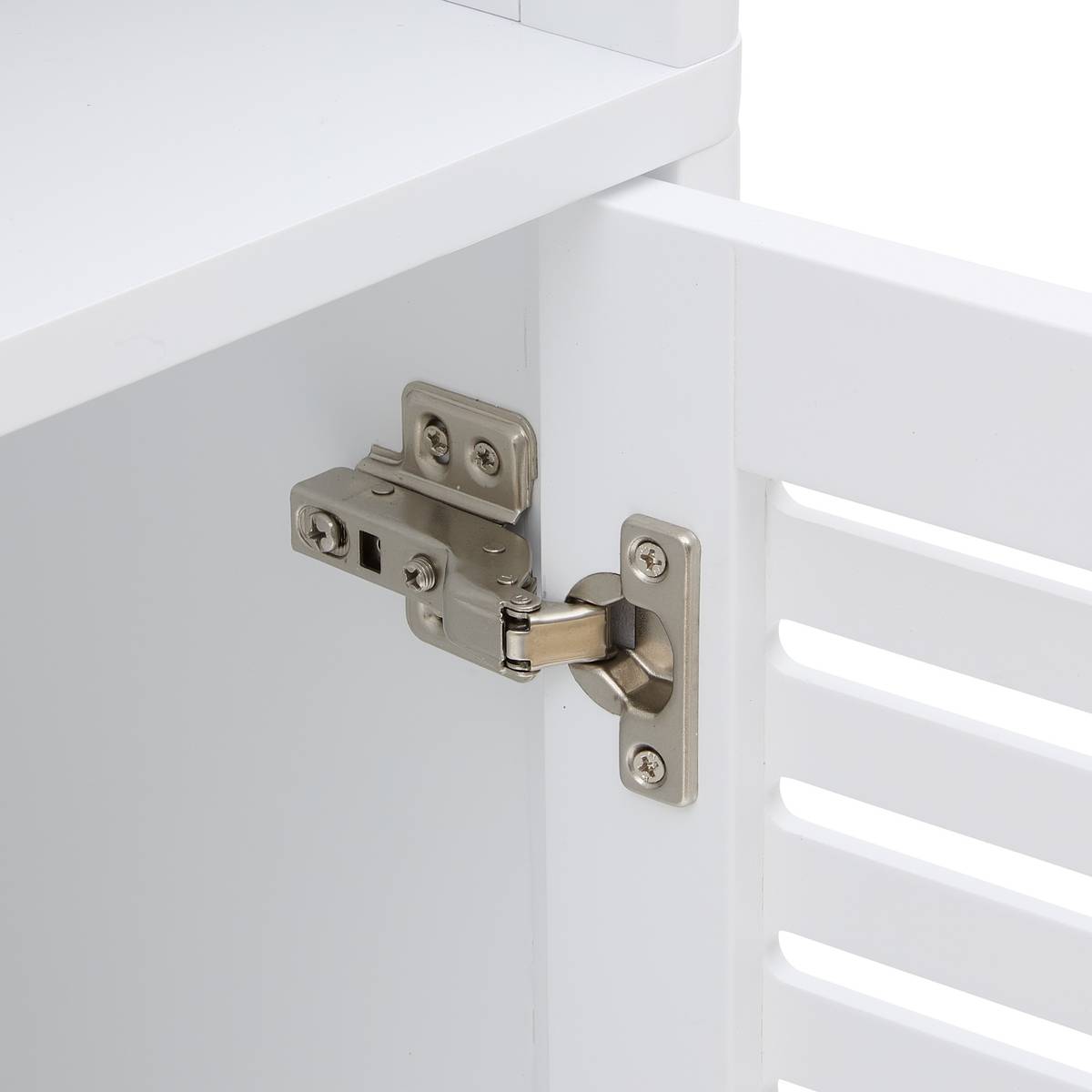 Colonne de rangement 1 porte, h.160 cm, blanc Orea