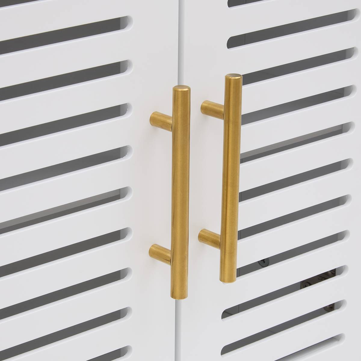 Meuble haut 2 portes, 50x20 cm, blanc Orea